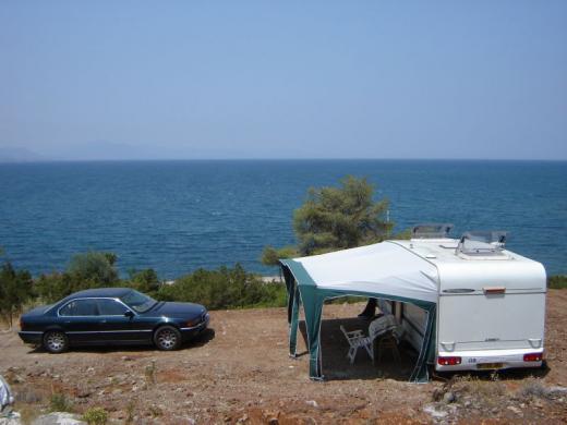 Our pitch in Evia