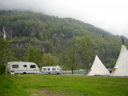 Campsite at Lungern Obsee