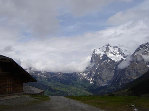 View towards Grindelwald from Alpiglen